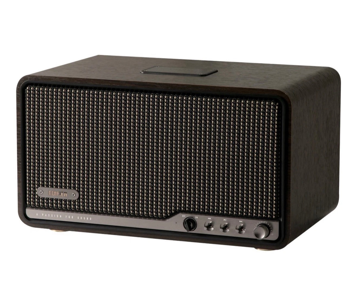 Edifier S300 Tabletop Bluetooth Hi-Res Airplay 2 Speaker - Black Walnut