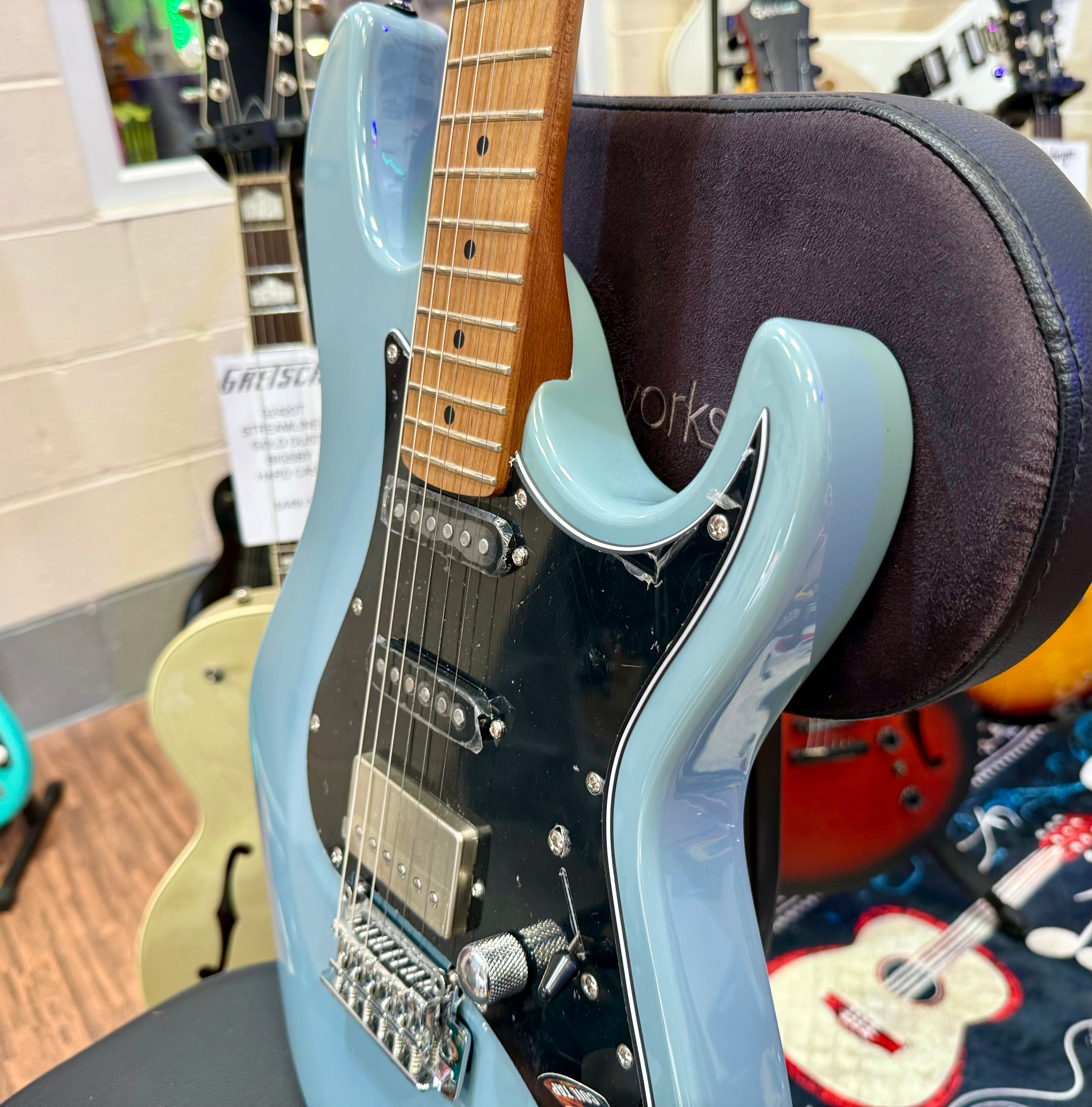 🌟 LAUNCH OFFER 🌟 Cort G250 SE Ocean Blue Grey~ Super Strat~ FREE GIG BAG~ NEW!