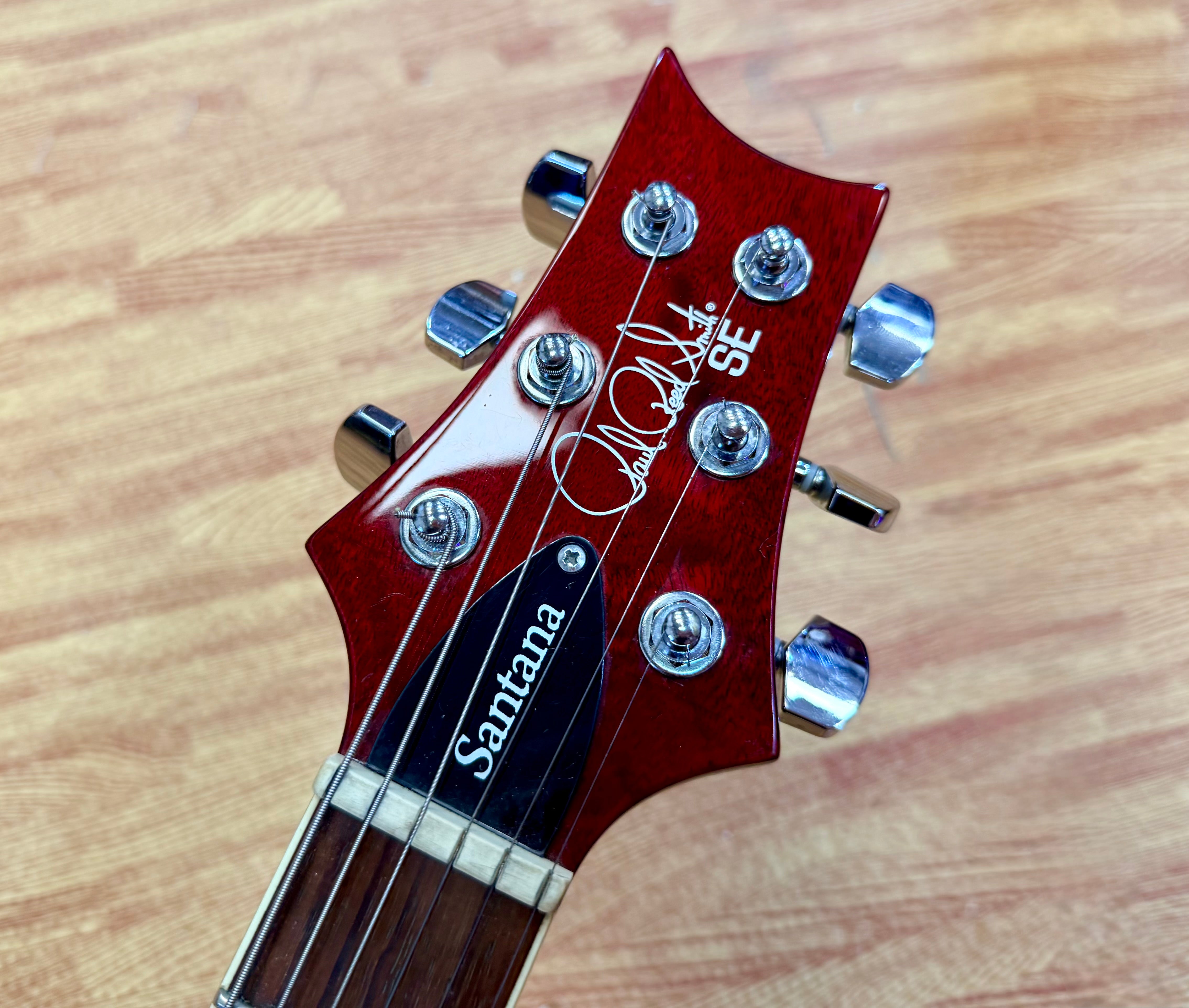 🔥2018🔥 PRS SE Santana Signature Vintage Cherry~ Electric Guitar!