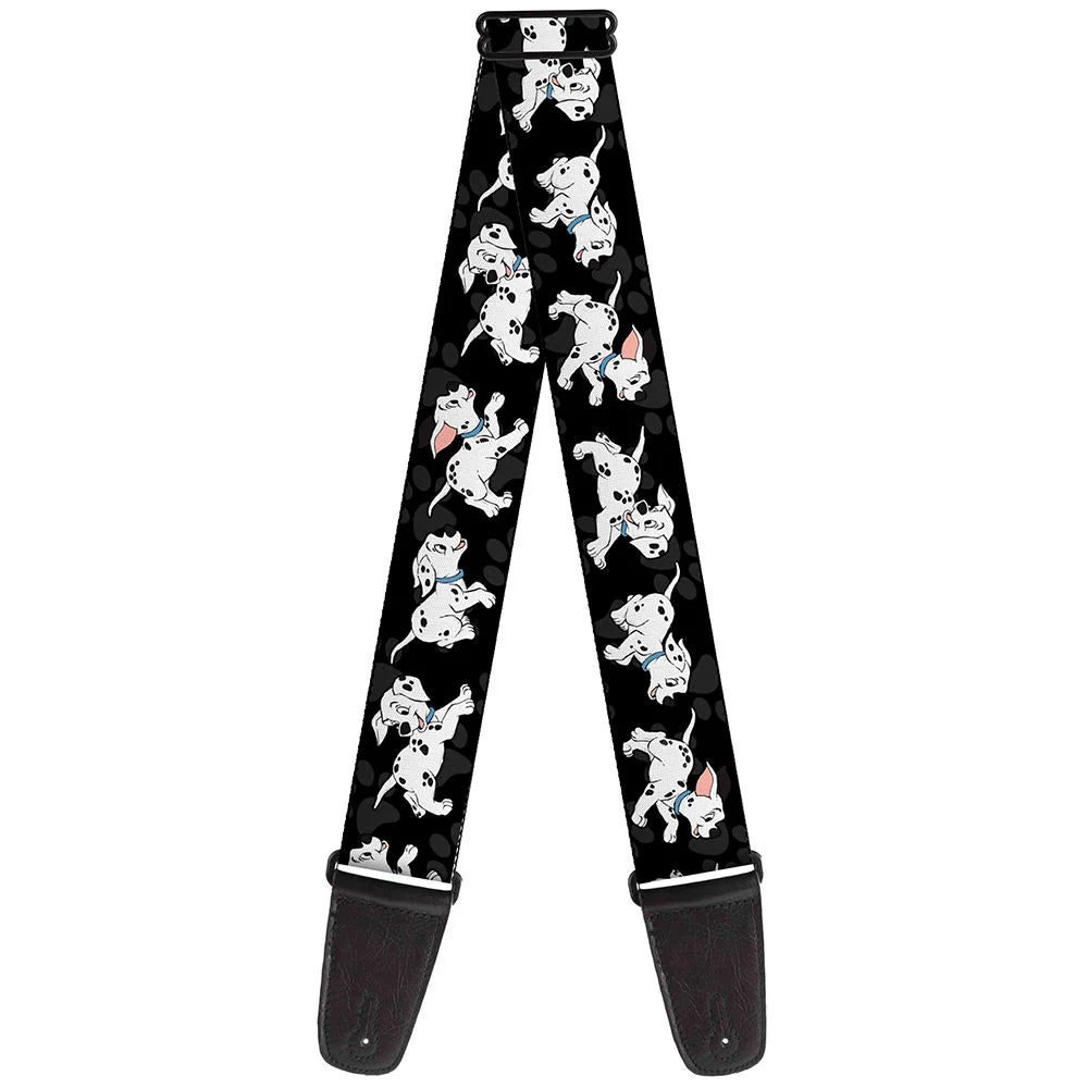 Buckle Down 101 Dalmatians Running Guitar Strap
