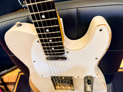 🔥 Vintage V62 ICON Distressed Ash Blonde Telecaster Style Wilkinson Pickups 🔥