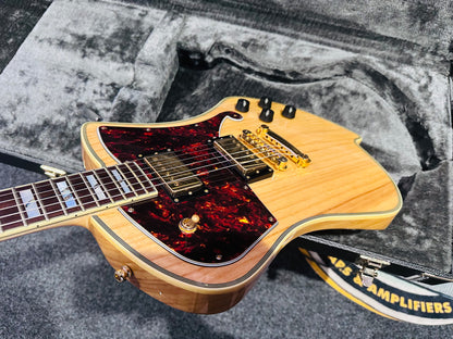 🌟MINT🌟 D'Angelico Ludlow Deluxe~ Swamp Ash Natural~2018~ Hard Case~MUST SEE 🌟