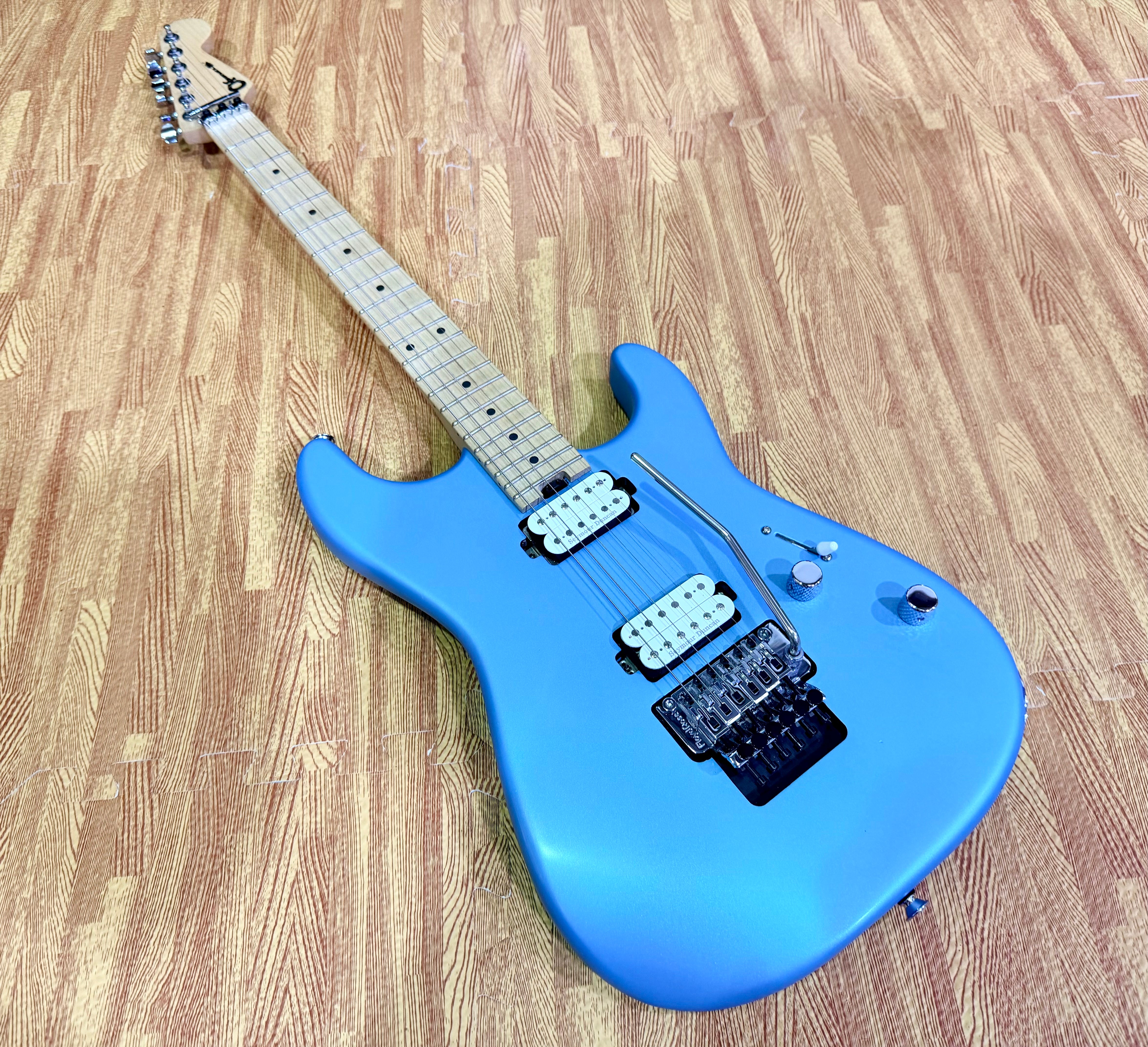 🔥2022🔥 Charvel Pro-Mod San Dimas Style 1 HH FR MN~Blue Frost~ Seymour Duncan!