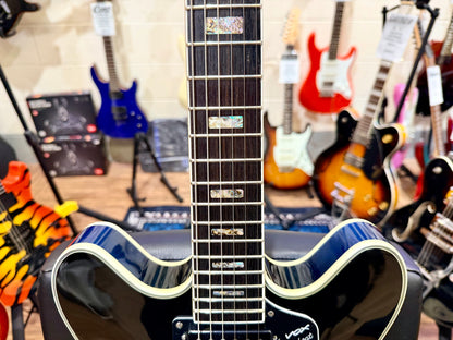🔥MINT🔥 Vox Bobcat S66 Semi-Hollow ‘335’ Bigsby~ Blue Burst~ 2022 Korea 3 Pickup!