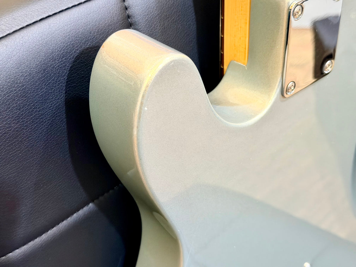 🔥2012🔥 Fender Blacktop Telecaster Baritone~ Ghost Silver HSS~ Mexican MIM Tele