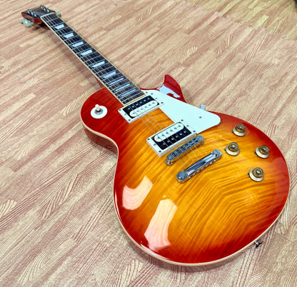 ☀️2023☀️ Burny RLG-55Z Heritage Cherry Sunburst Les Paul Electric Guitar!