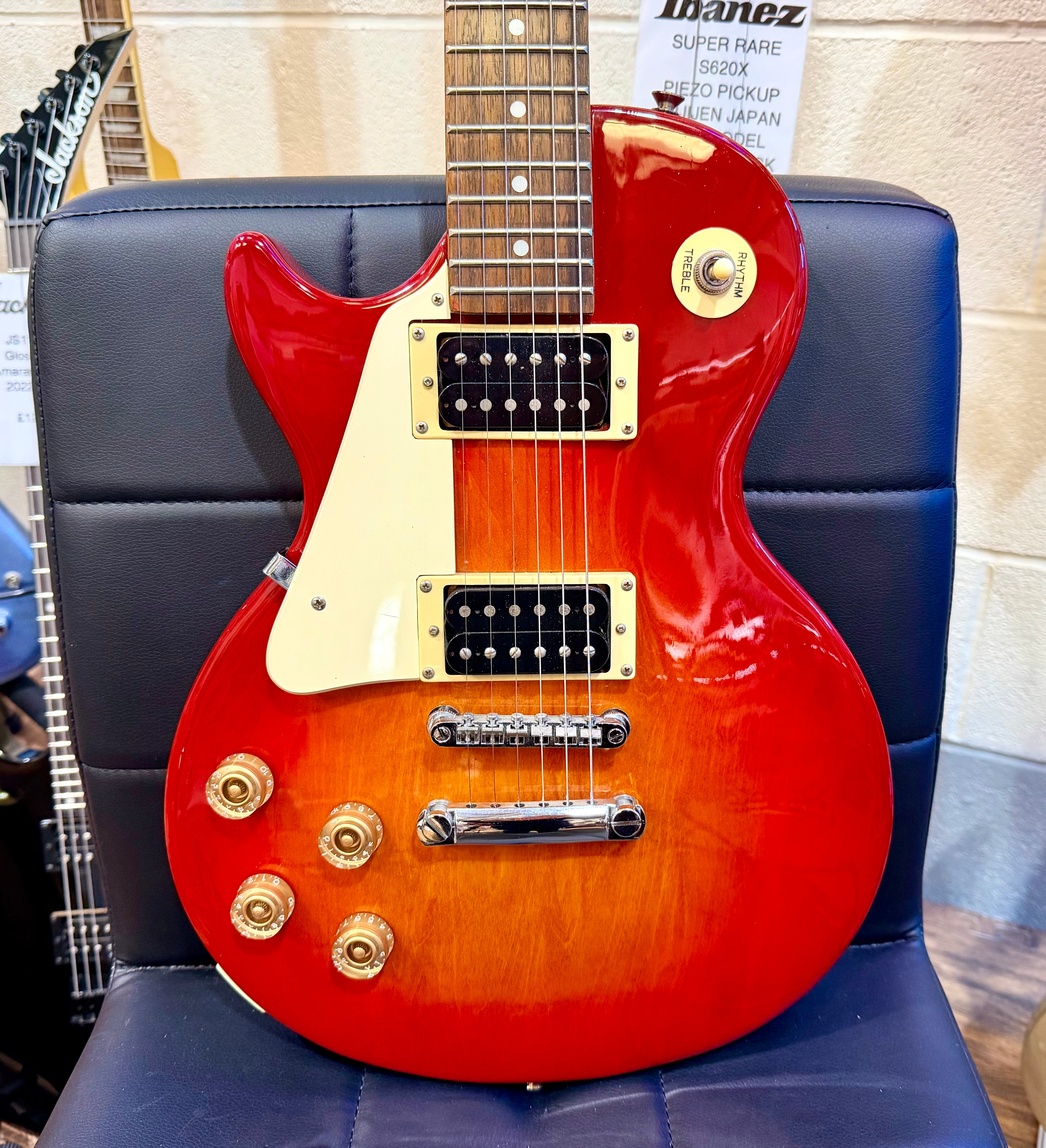 ☀️LEFTY☀️ Epiphone Les Paul LP 100 Left Handed ~ Cherry Sunburst Electric Guitar