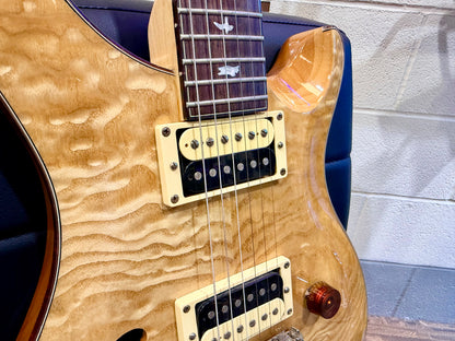 ⚡️RARE⚡️ PRS SE Exotic Custom 22 Semi-Hollow Swamp Ash Quilt~ Limited Run~ 2017!