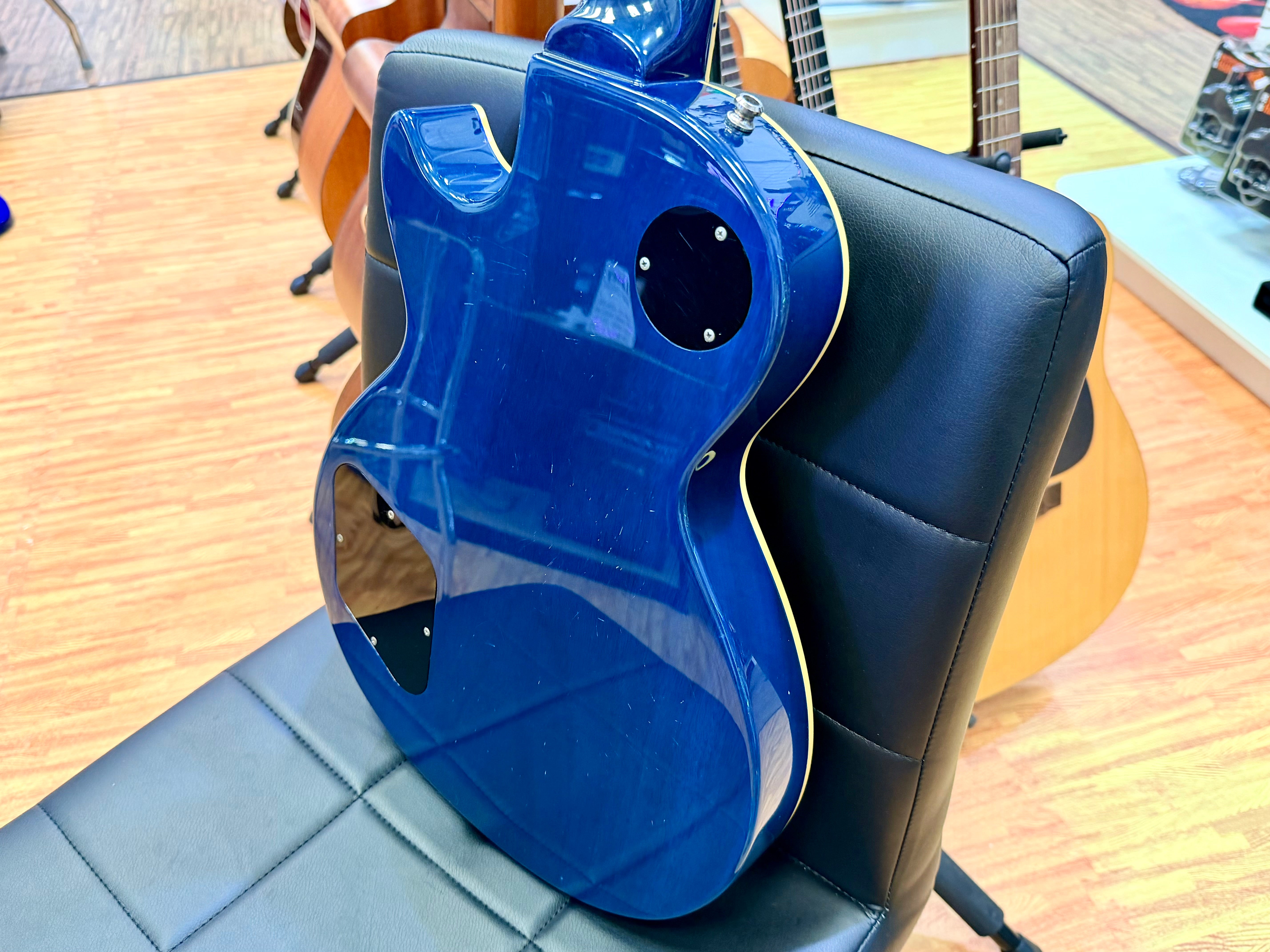 ✨2008✨ Edwards E-LP Limited Model Les Paul~ Blue Aqua Quilt~ Made in Japan 🇯🇵