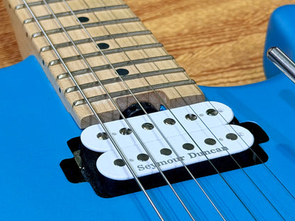 🔥2022🔥 Charvel Pro-Mod San Dimas Style 1 HH FR MN~Blue Frost~ Seymour Duncan!
