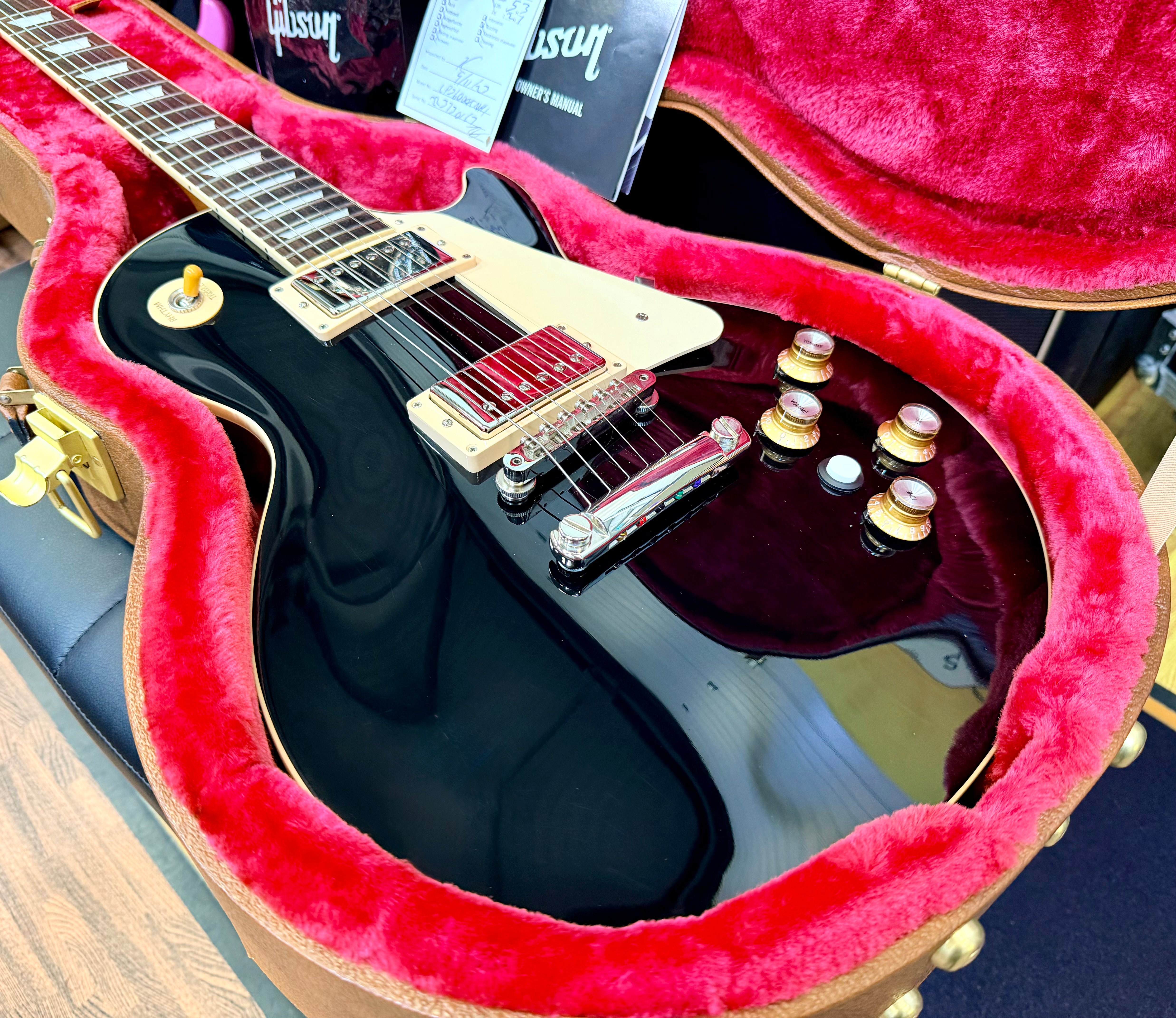🔥2023🔥 Gibson Les Paul Standard 60s Plain Top Ebony~ Seymour Duncan/Killswitch