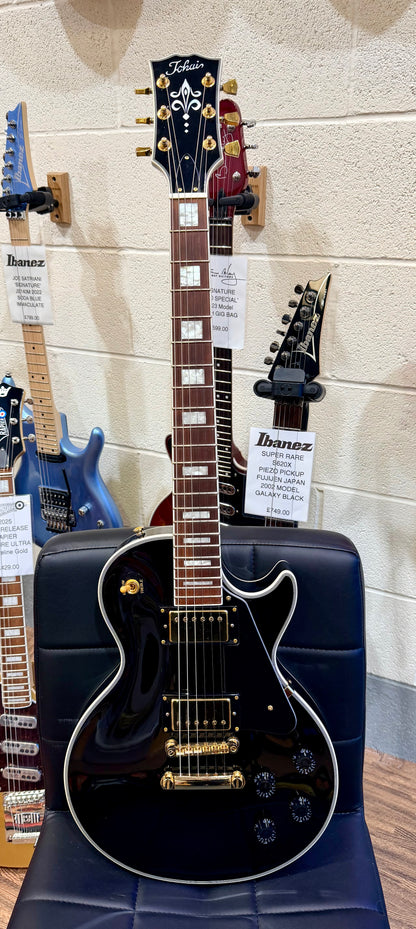 🔥MINT 2023🔥 Tokai UALC62 BB~ Les Paul Custom Style~ Gloss Black/Gold Hardware!