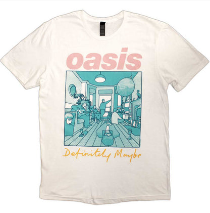 Official Licensed Oasis T-Shirt Definitely Maybe Illustration Colour~ Unisex!