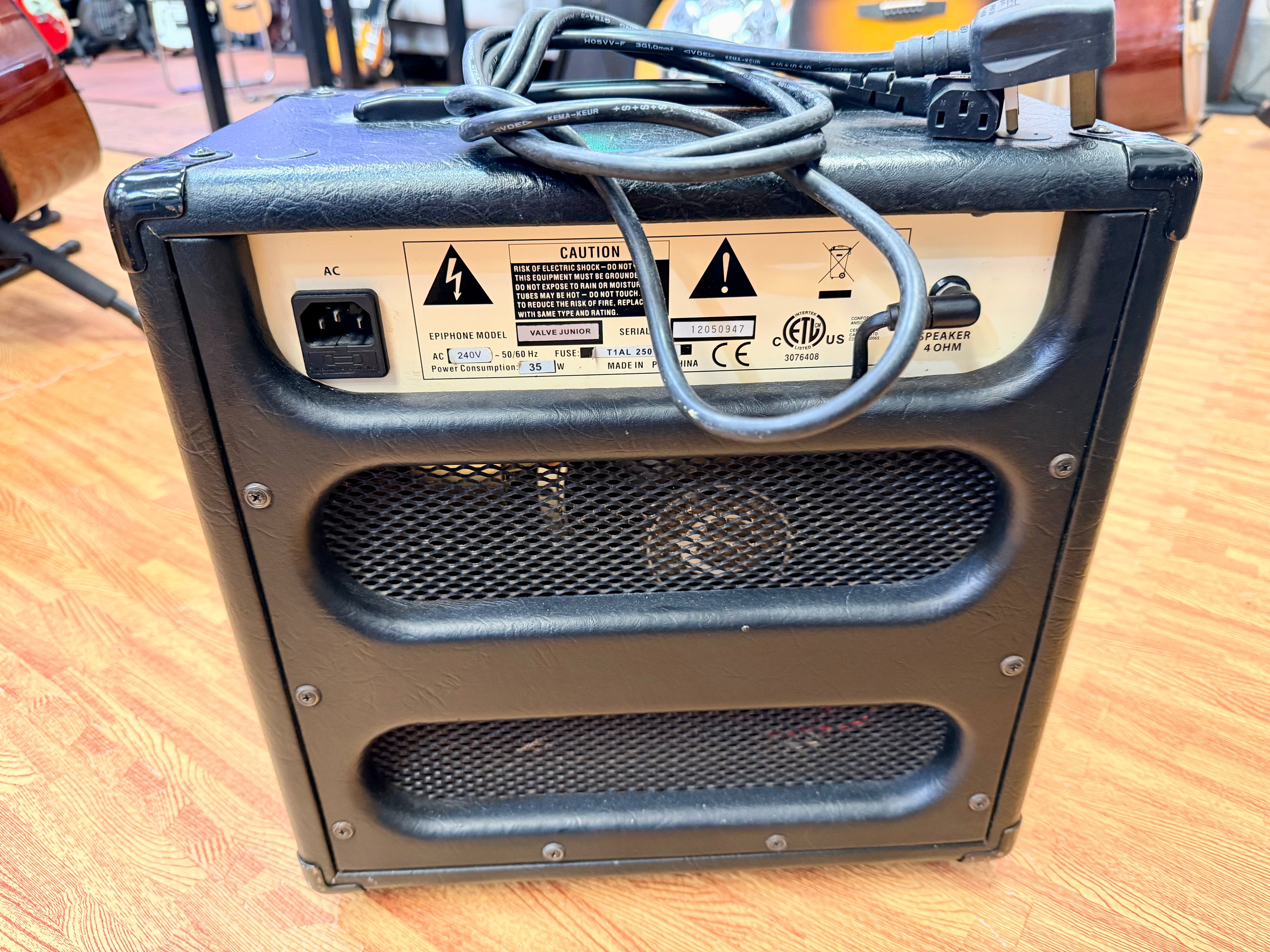 🎸 Epiphone Valve Junior 5W Valve Combo Guitar Amplifier~ 1x8 Amp 🎸