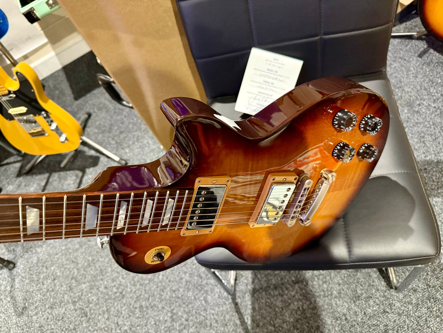 🔥UPGRADED🔥 2015 Gibson Les Paul Studio Desert Burst~ 100th Limited Run + Case!