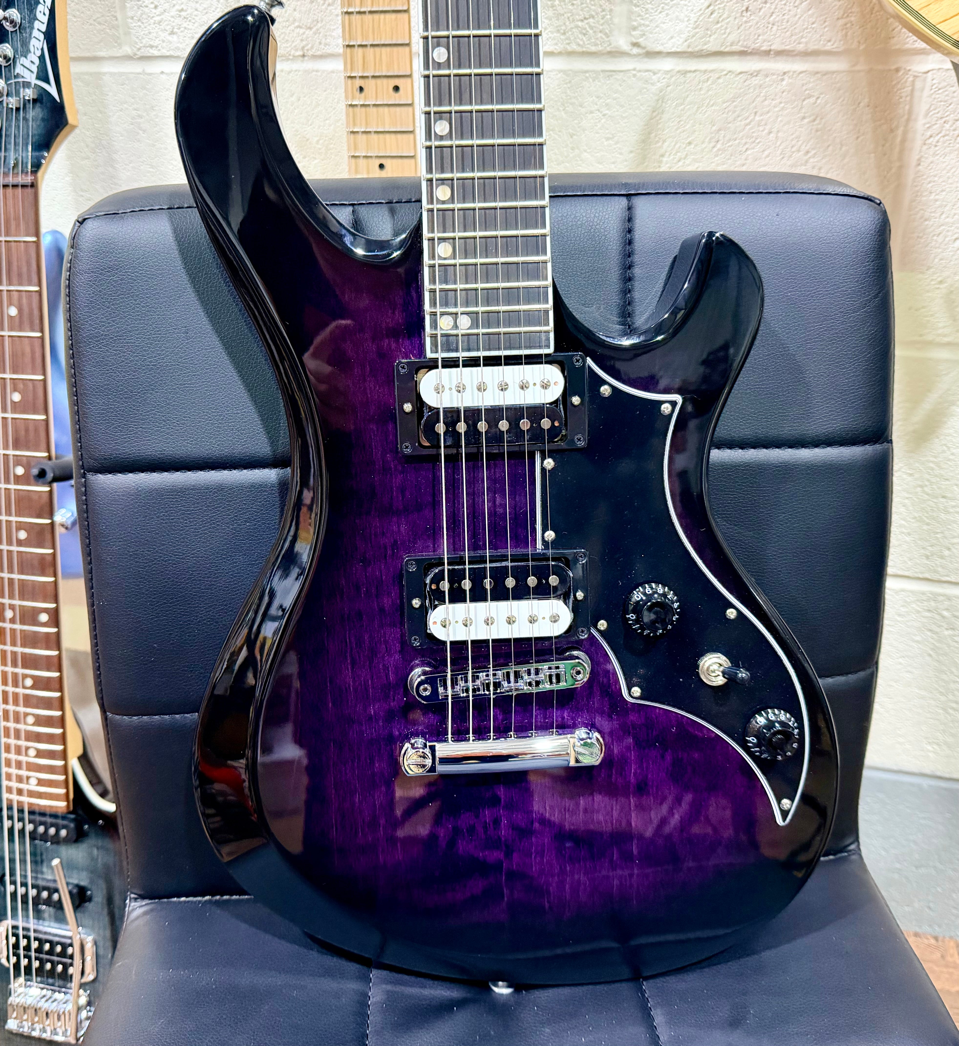 🔥NEW🔥 2025 Gibson Victory Figured Top~ Dark Purple Burst~ Hard Case & Docs!