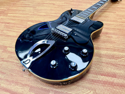 🔥2008🔥 DeArmond M-75 by Guild~ Gloss Black~  Korean Made With USA 2K Pickups!