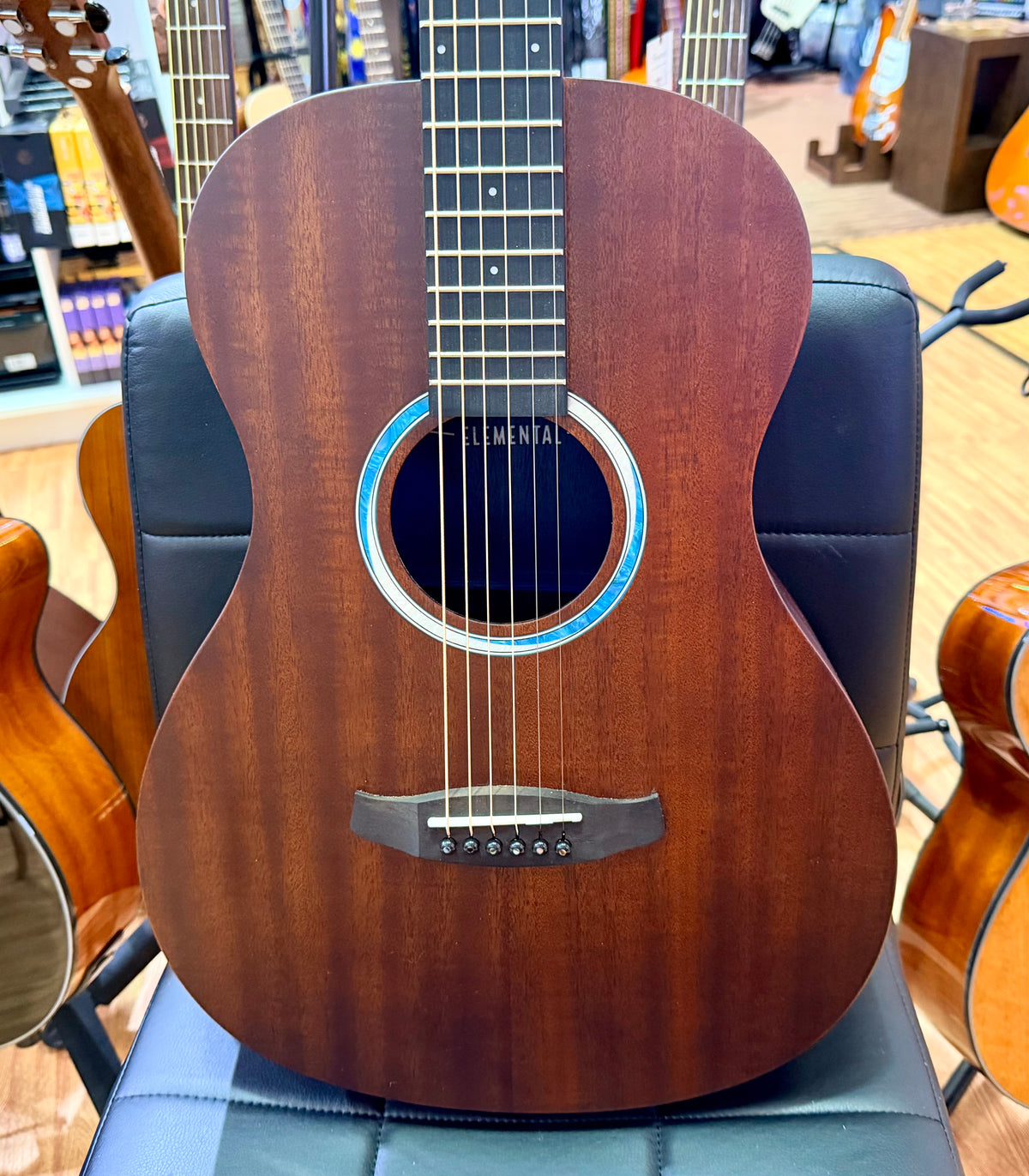 Tanglewood TE8EBL Elemental Parlour Electro Acoustic~ Natural Satin~ Solid Top