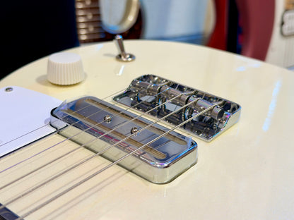 🌟NEW🌟 Harmony Juno Standard Electric~ Pearl White Gold Foil P90 + Mono Case!