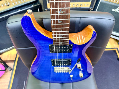 ✨ PRS 35th Anniversary SE Custom 24-08 Electric Guitar in Faded Blue Burst ✨