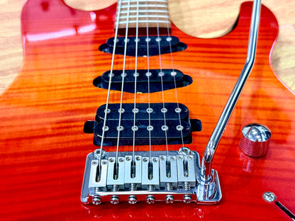 ☀️2020☀️ Chapman Guitars ML1 Hybrid~ Cali Sunset Red HSS~ Roasted Maple Neck!