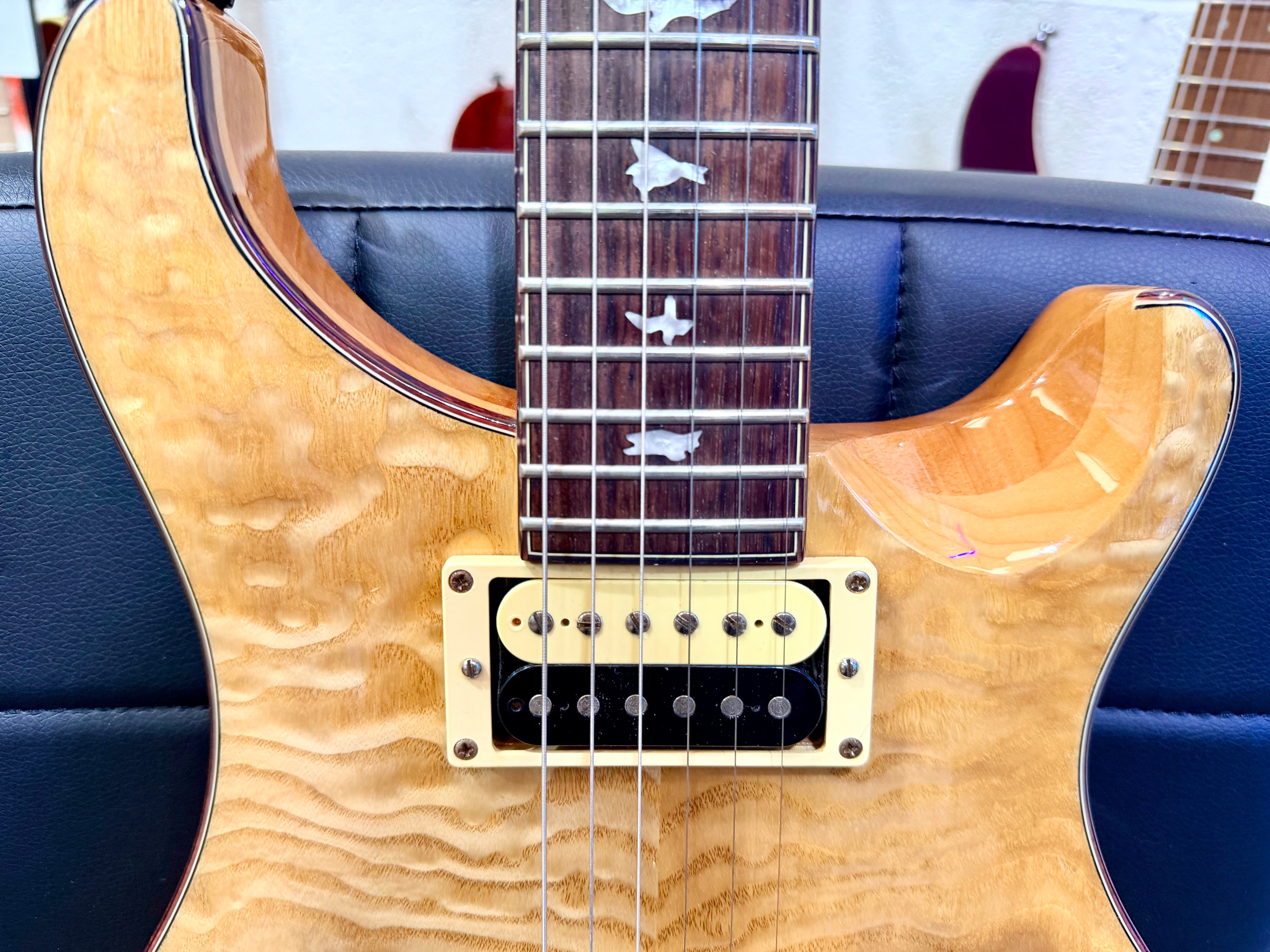 ⚡️RARE⚡️ PRS SE Exotic Custom 22 Semi-Hollow Swamp Ash Quilt~ Limited Run~ 2017!