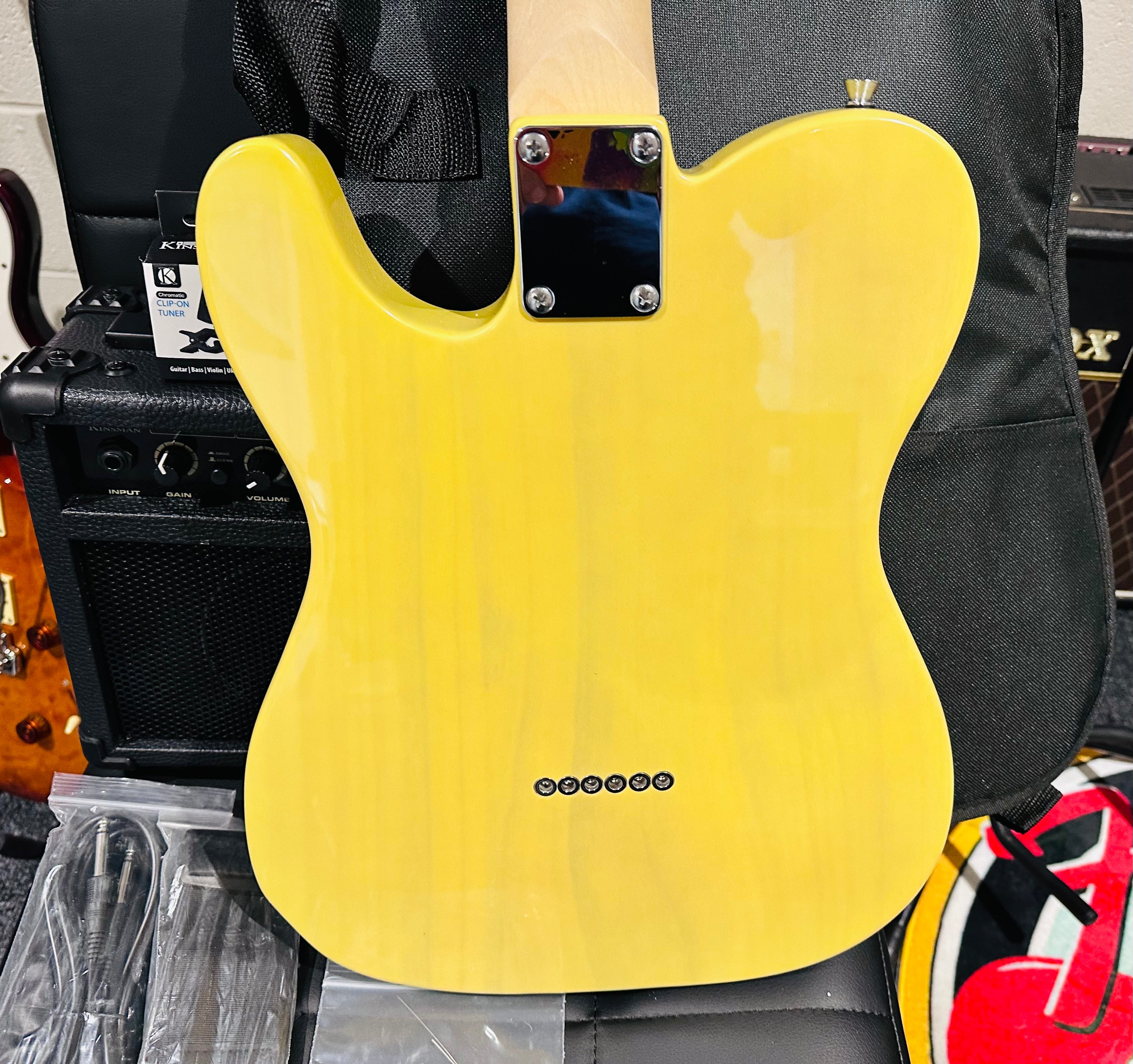 🌟NEW🌟 Vintage V20 Coaster Telecaster Bundle Starter Pack Amp/Bag~ Butterscotch