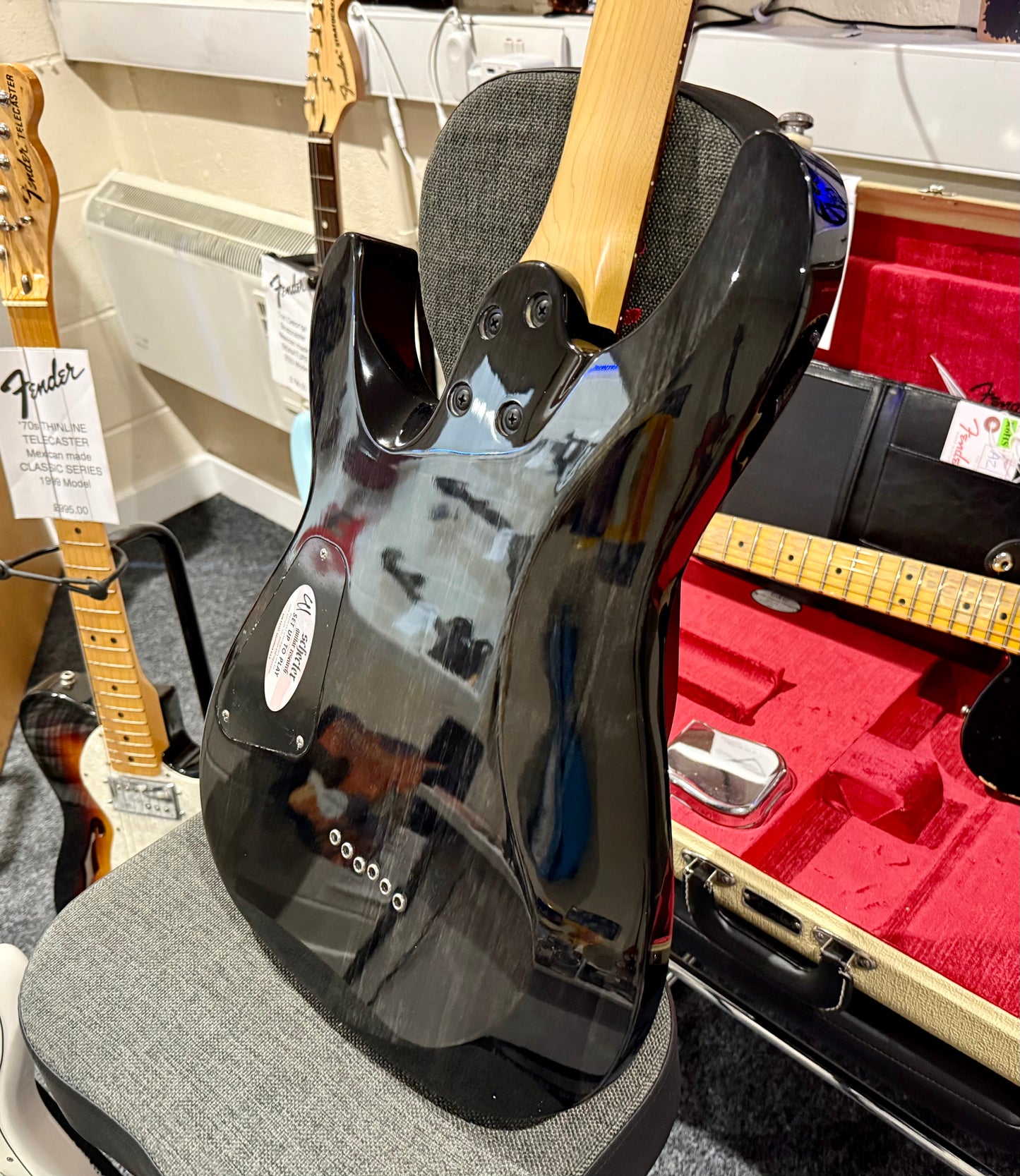 🔥EX-DEMO🔥 Schecter C-6 Plus Trans Black Charcoal Burst~ Diamond Series Guitar!