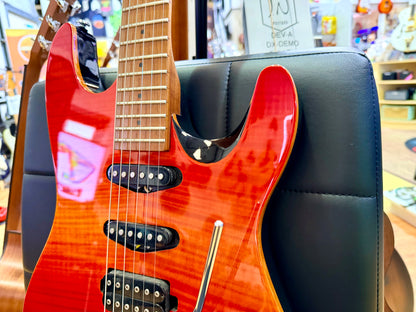 ☀️2020☀️ Chapman Guitars ML1 Hybrid~ Cali Sunset Red HSS~ Roasted Maple Neck!