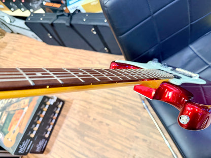 🔥RARE🔥 Vintage V6 ReIssued HH Electric Guitar Candy Apple Red Wilkinson Strat!