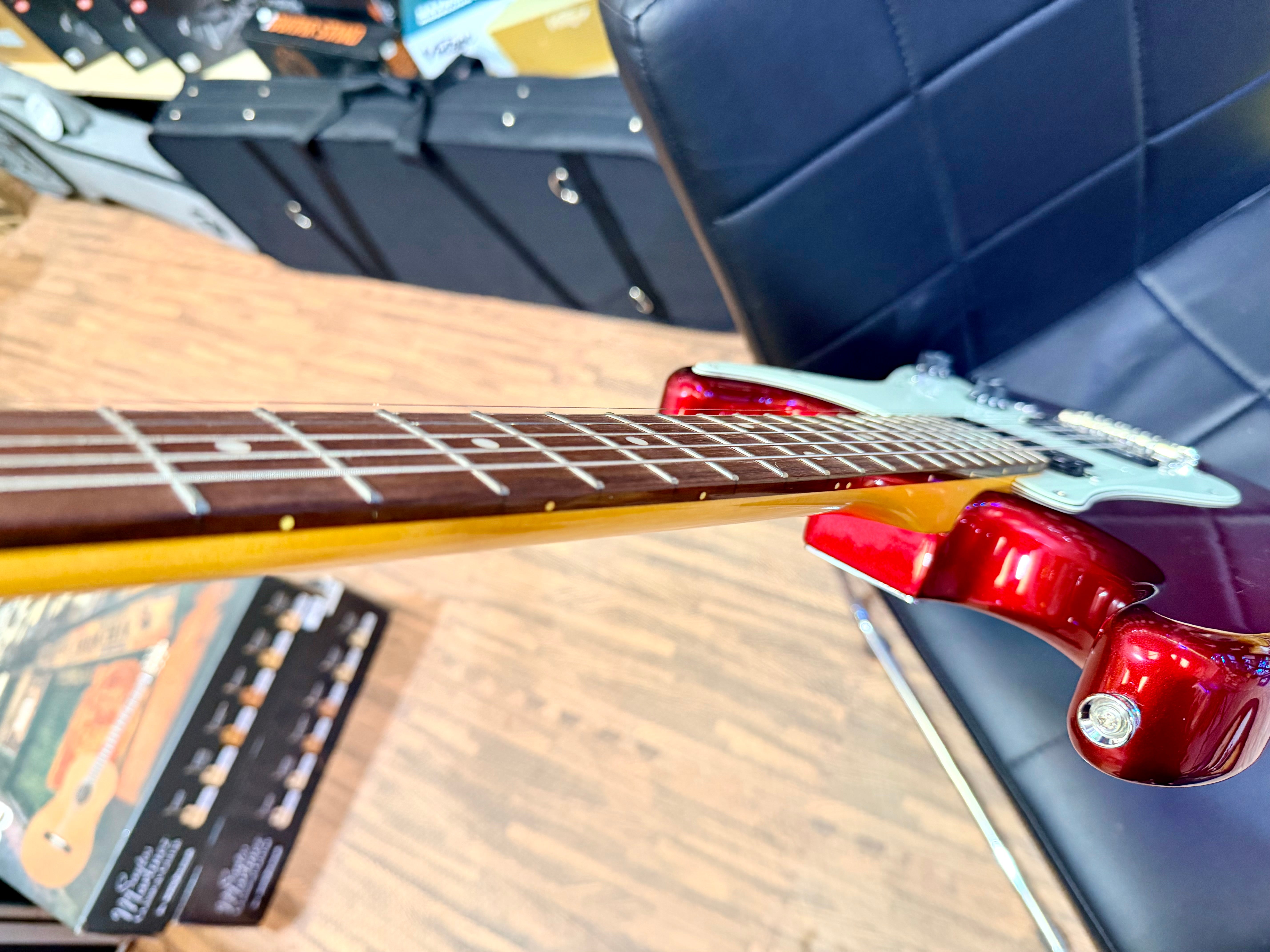 🔥RARE🔥 Vintage V6 ReIssued HH Electric Guitar Candy Apple Red Wilkinson Strat!