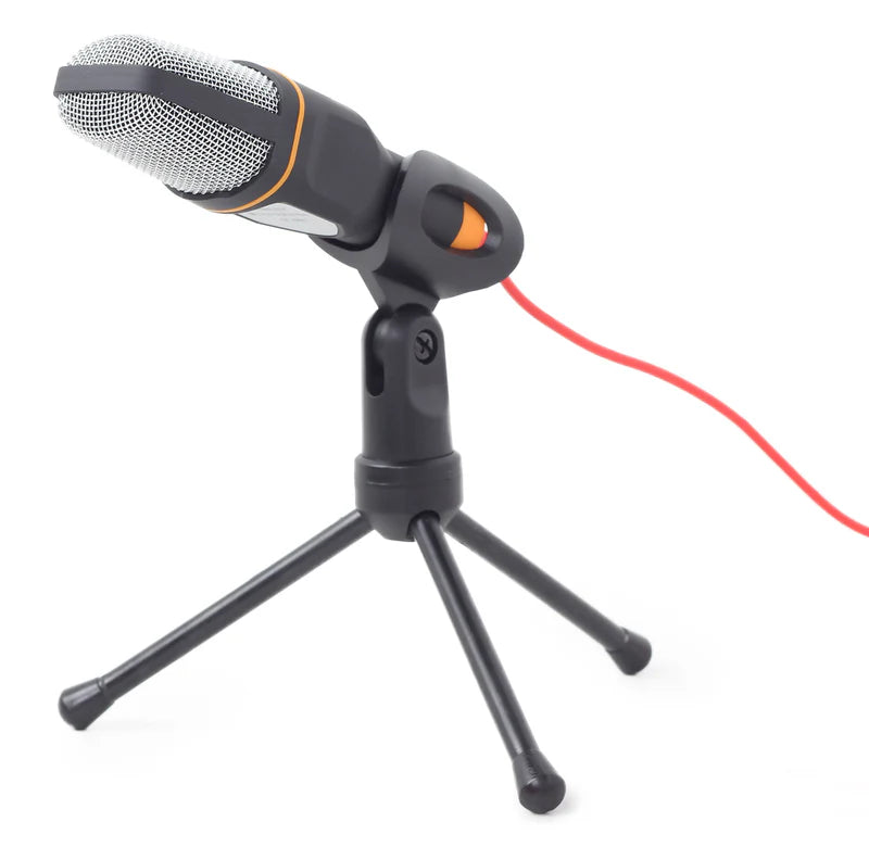 Gembird Desktop Microphone With Tripod - Black
