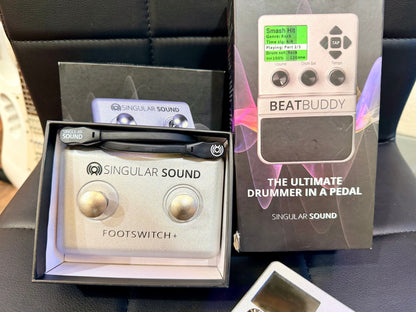 🎸 Singular Sound Beat Buddy Drum Pedal + Dual Foot Switch~ Drum Machine 🎸