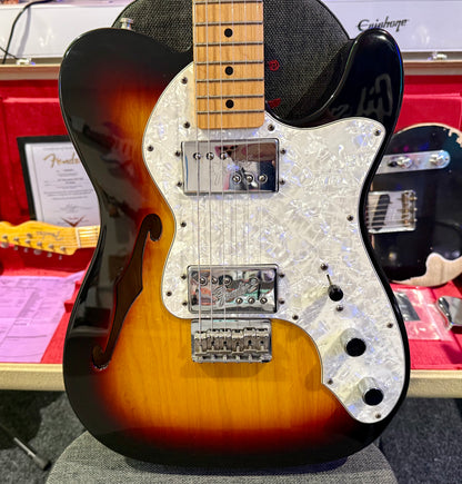 🌟1999🌟 Fender Classic Series '72 Telecaster Thinline~ 3 Color Sunburst~ Lovely