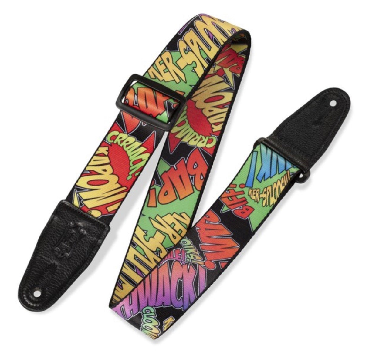 Levy's Sublimation Series Polyester 2" Guitar Strap- Kersploosh