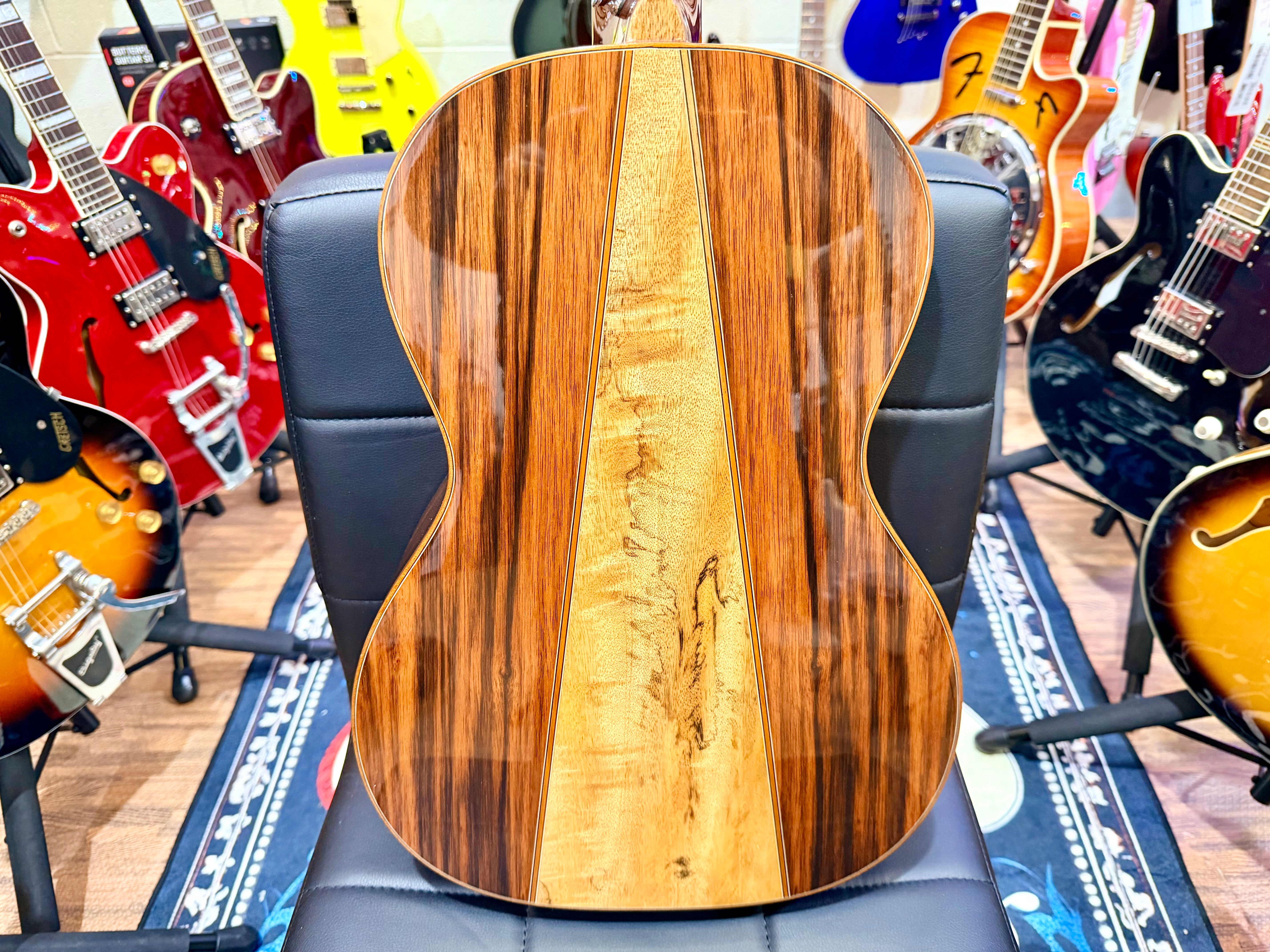 🌟 Tanglewood Exotic Java TWJPE Parlour Electro Acoustic + Hard Case~Stunning 🌟