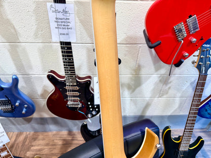 🔥2021🔥 Dean Exile Select 7-String Burl Poplar~ Satin Turquoise Burst~ Rare!