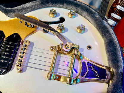 ✨LIMITED EDITION✨ Epiphone Riviera Royale Custom P93~ Pearl White + Hard Case!