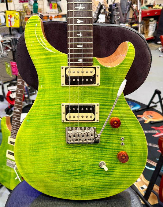 🌟STUNNING🌟 PRS SE Custom 24-08~ Eriza Verde~ With Gig Bag~ Coil Split~ WOW!
