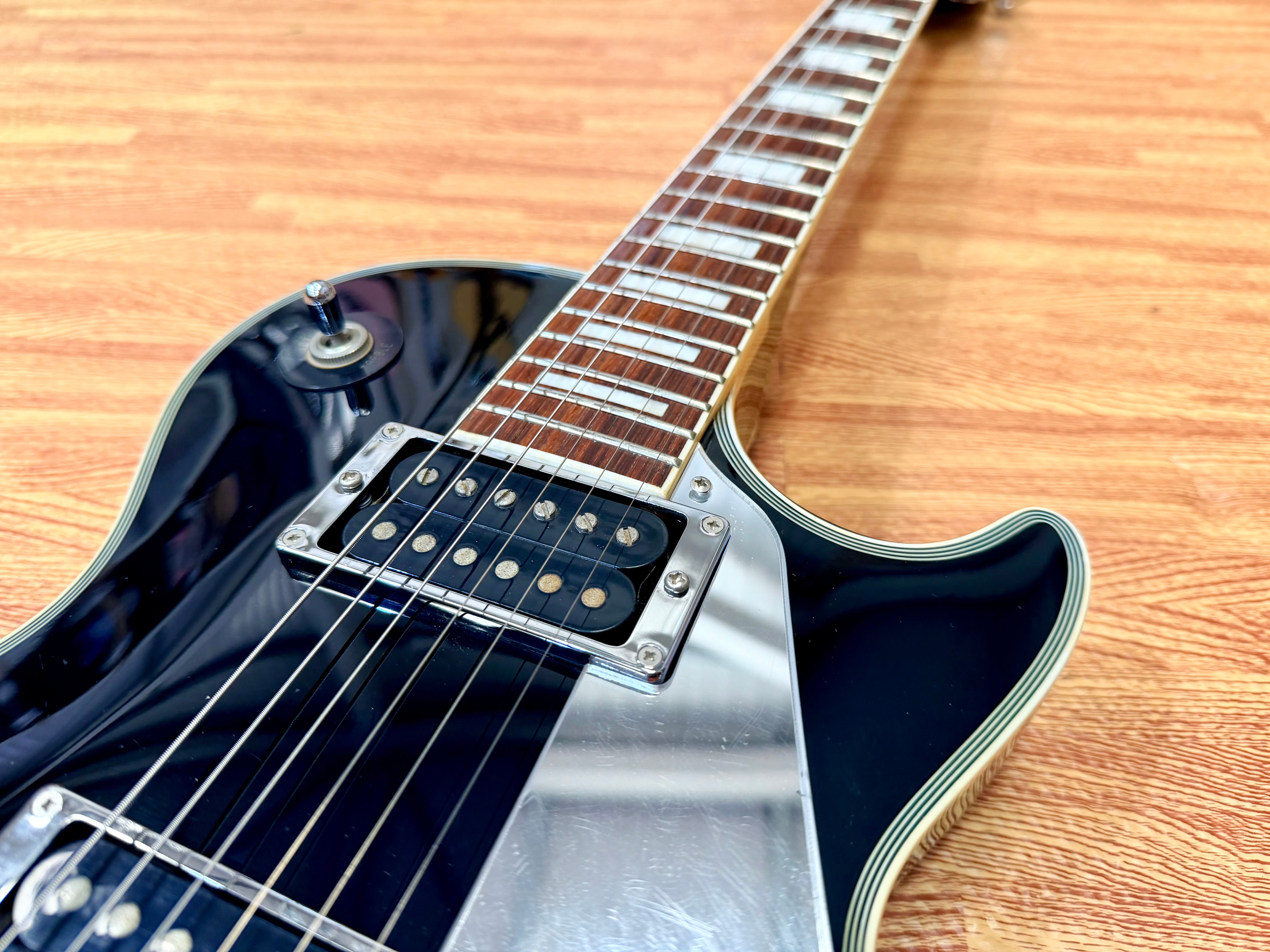 🔥2008🔥 Burny RLC-50JS John Sykes Les Paul Custom~ Black~ Japan Market Import!