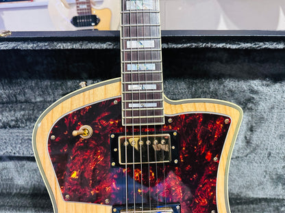 🌟MINT🌟 D'Angelico Ludlow Deluxe~ Swamp Ash Natural~2018~ Hard Case~MUST SEE 🌟