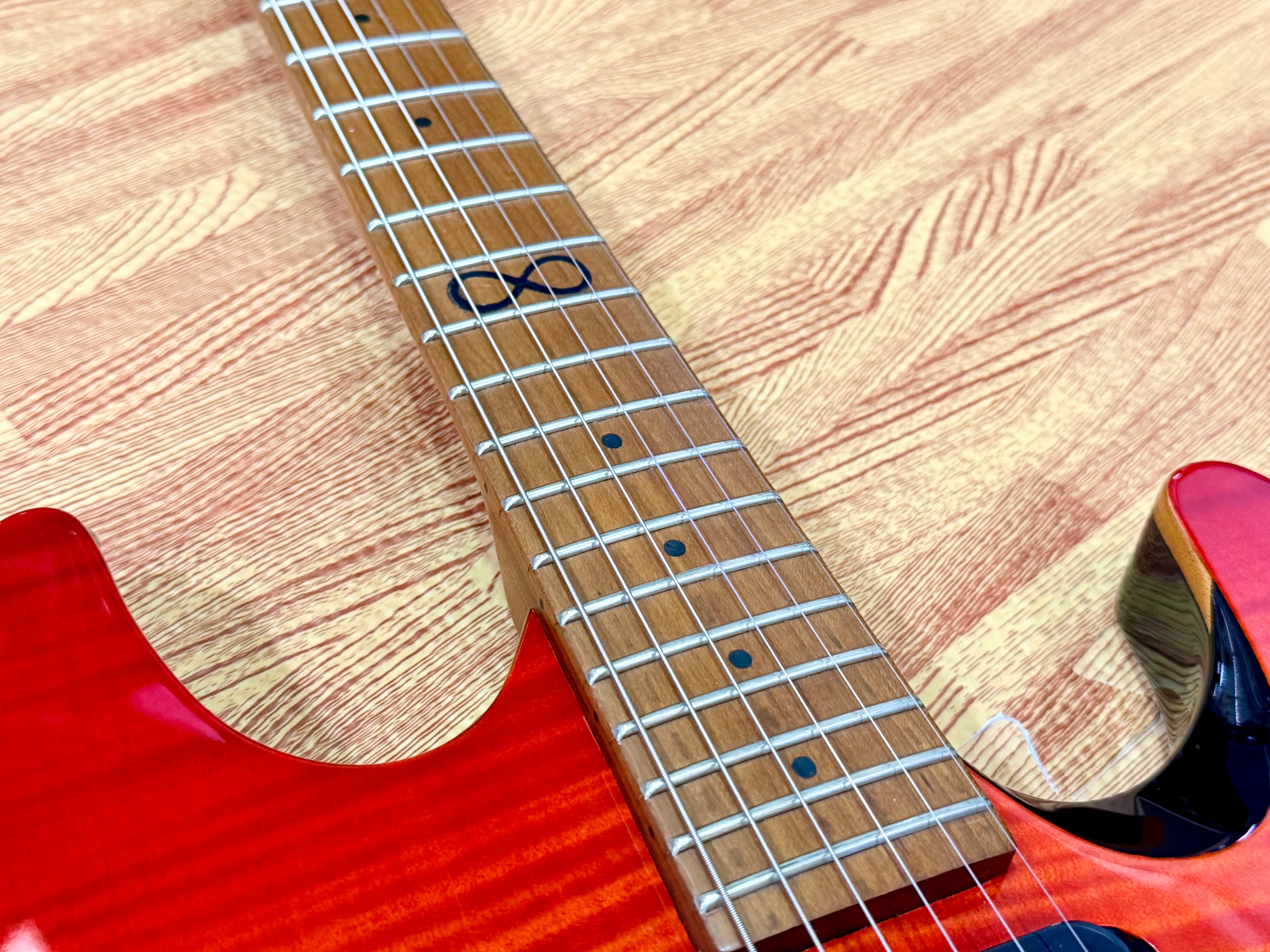 ☀️2020☀️ Chapman Guitars ML1 Hybrid~ Cali Sunset Red HSS~ Roasted Maple Neck!