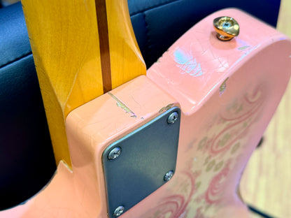 ✨2018✨ Nash Guitars T-68 Pink Paisley Telecaster Relic~ Lollar Pickups + Case!