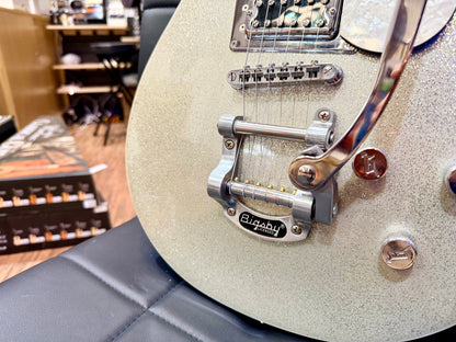 ✨2014✨ Gretsch G5439T Electromatic Pro Jet W/Bigsby~ Silver Sparkle Metallic!