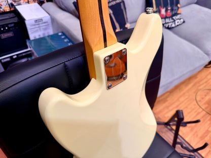 🔥NEW🔥 Vintage REVO Series 'Colt' SS Twin Electric Guitar ~ Vintage White!