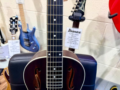 🥃 WHISKEY BURST 🥃 Ortega RRG30E-WB Resonator Guitar~ Electro-Acoustic~ NEW!