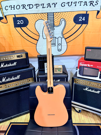 🔥’51 Nocaster P’ups🔥 Fender Limited Edition Player Telecaster~ Pacific Peach!