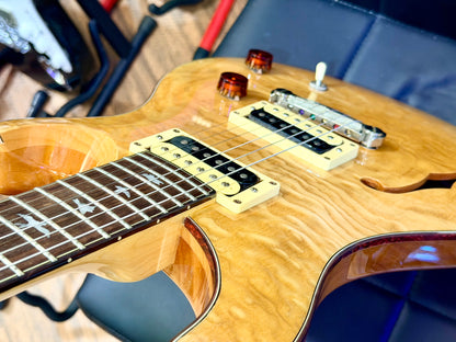 ⚡️RARE⚡️ PRS SE Exotic Custom 22 Semi-Hollow Swamp Ash Quilt~ Limited Run~ 2017!