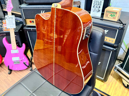 🌟2013🌟 Epiphone Masterbilt DR-500MCE Electro Acoustic Guitar All Solid~ Natural