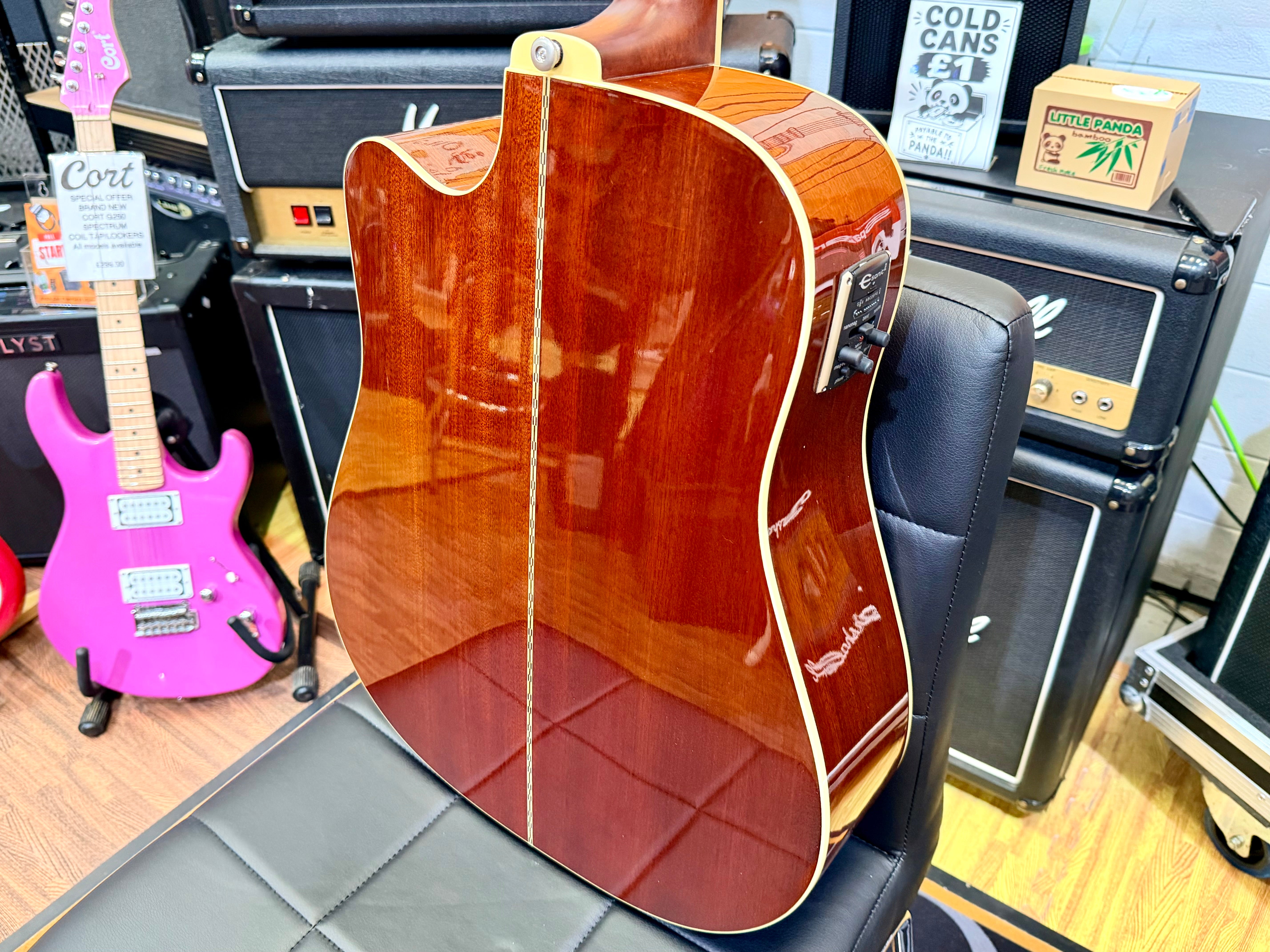 🌟2013🌟 Epiphone Masterbilt DR-500MCE Electro Acoustic Guitar All Solid~ Natural